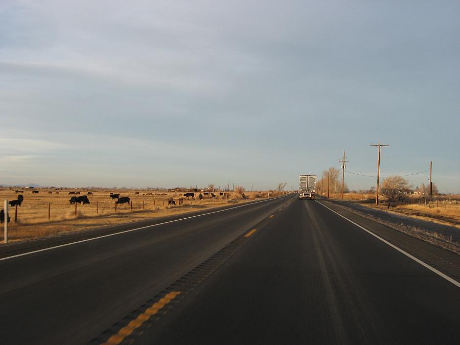 Approaching Fallon, Nevada