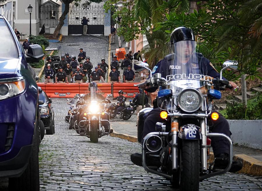 Image of Policemen on Bike