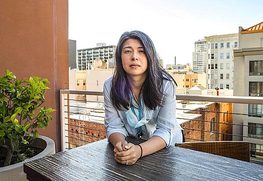 UCSF nursing professor Amanda Ling spends two days a week at St. Anthony’s Medical Clinic in the Tenderloin. 