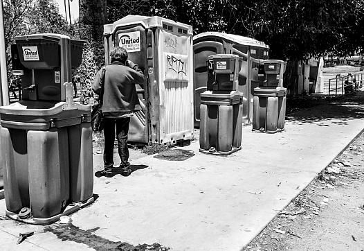 We monitored three hand-washing stations over the course of multiple days that were also missing soap.