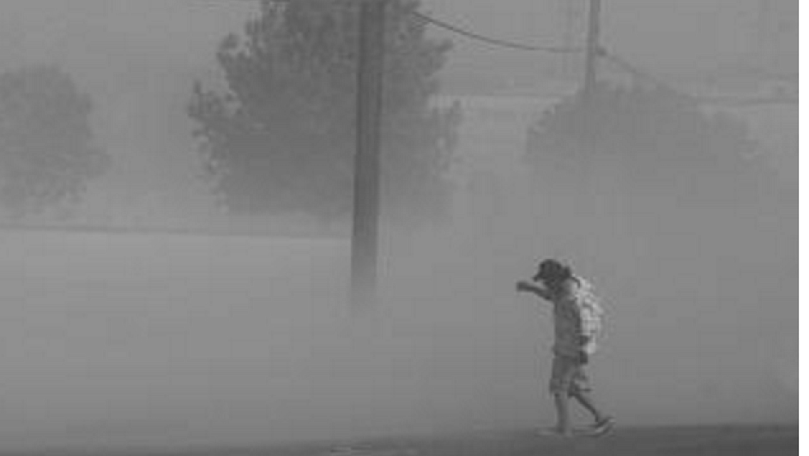 Dust storms, like this one in Fresno, can help distribute the fungal spores that cause valley fever. (Photo: Craig Kohlruss/The Fresno Bee)